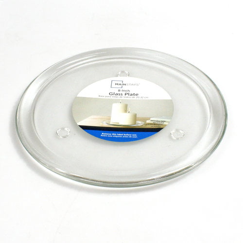Very Nice. 5” Round Glass Coaster/candle Holder